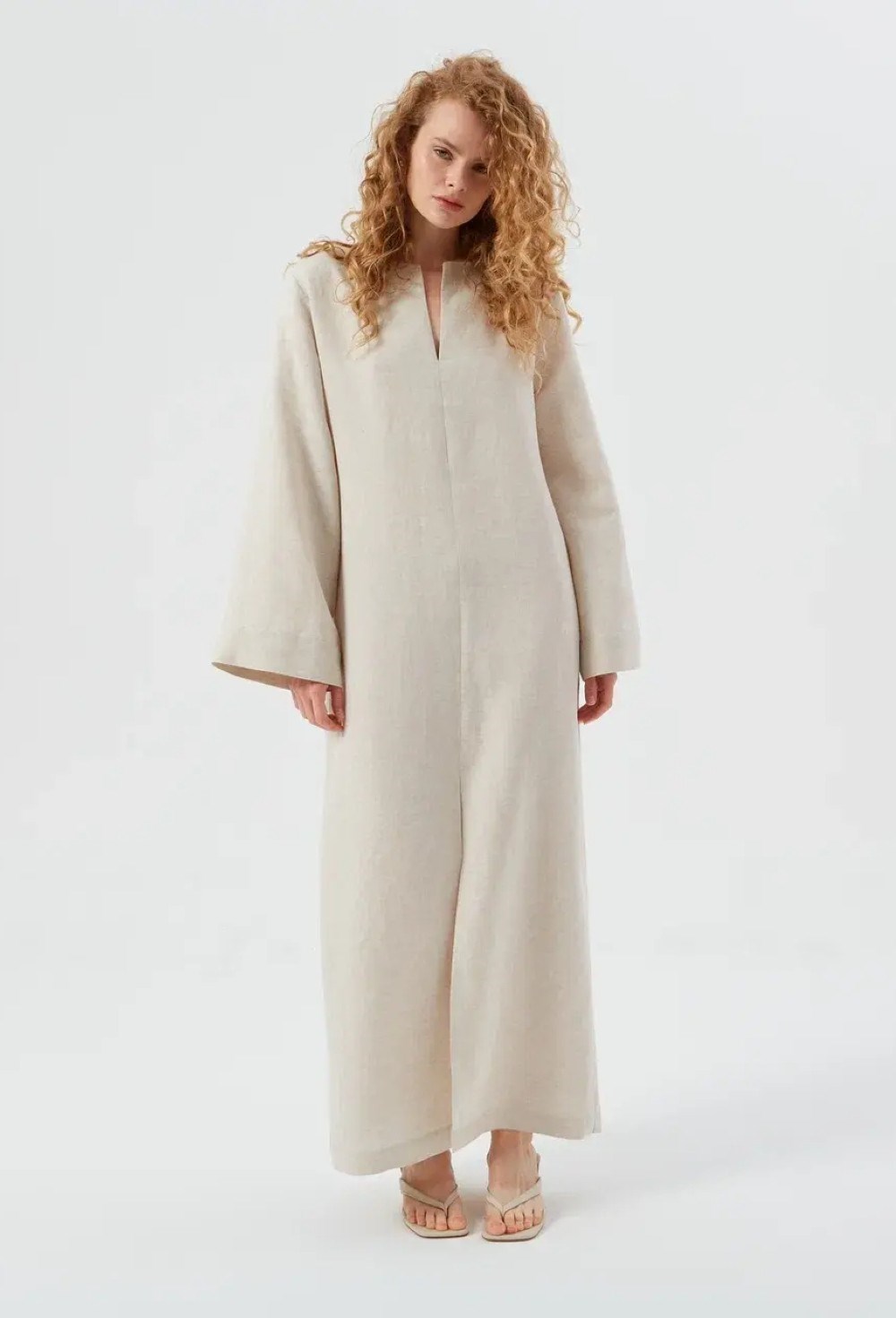 Платье льняное - фото 91780