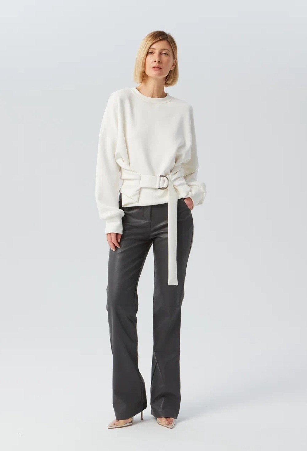 Свитшот с поясом - фото 91799