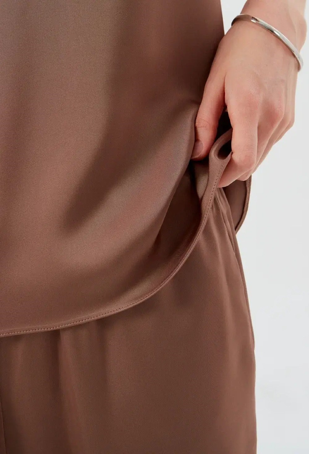 Топ из сатина - фото 91816