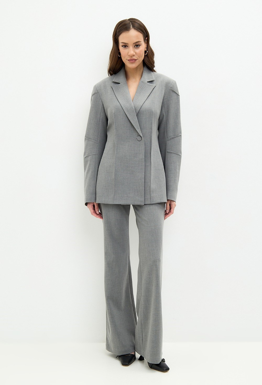 Брюки расклешенные - фото 91846