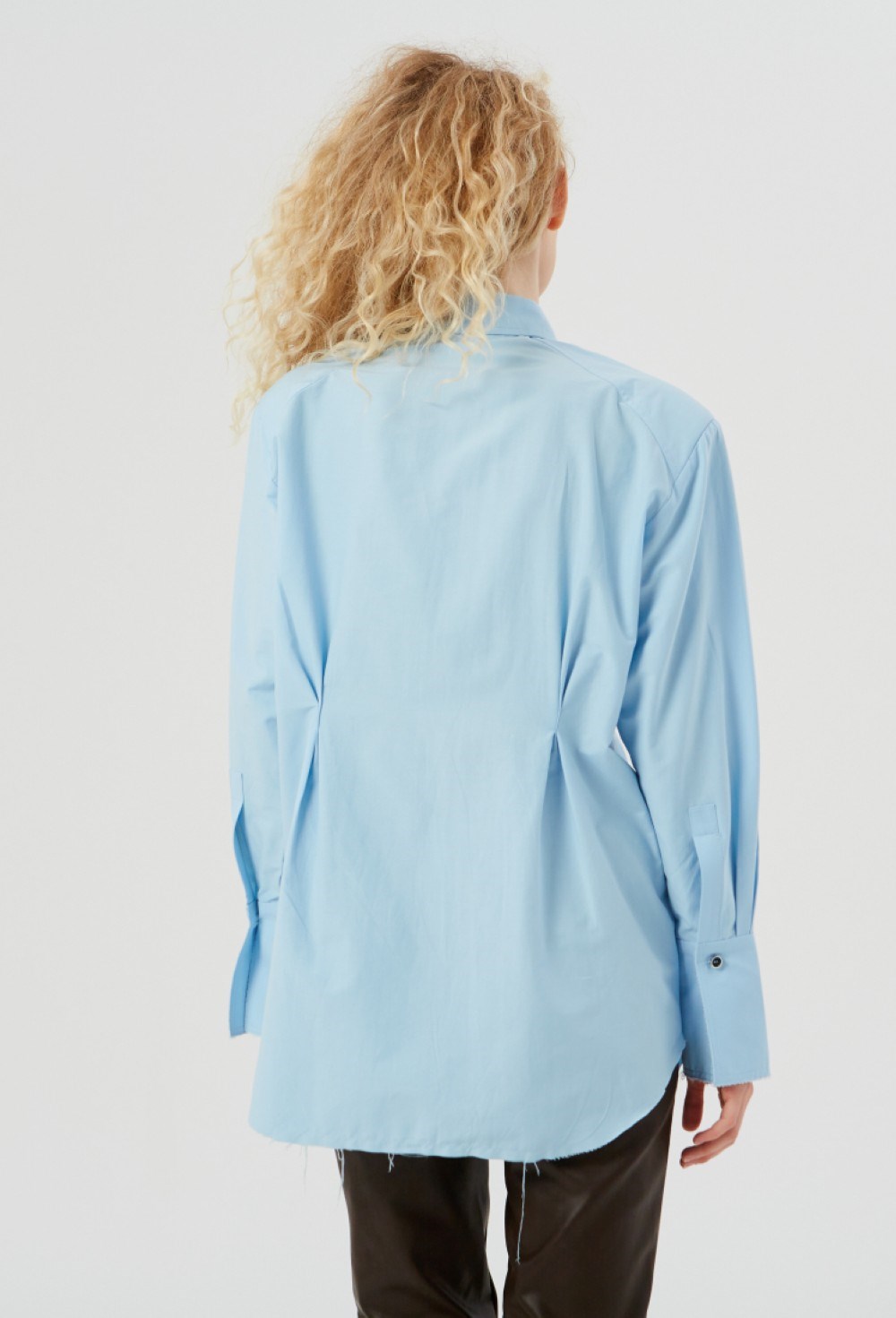 Рубашка с защипами - фото 91886