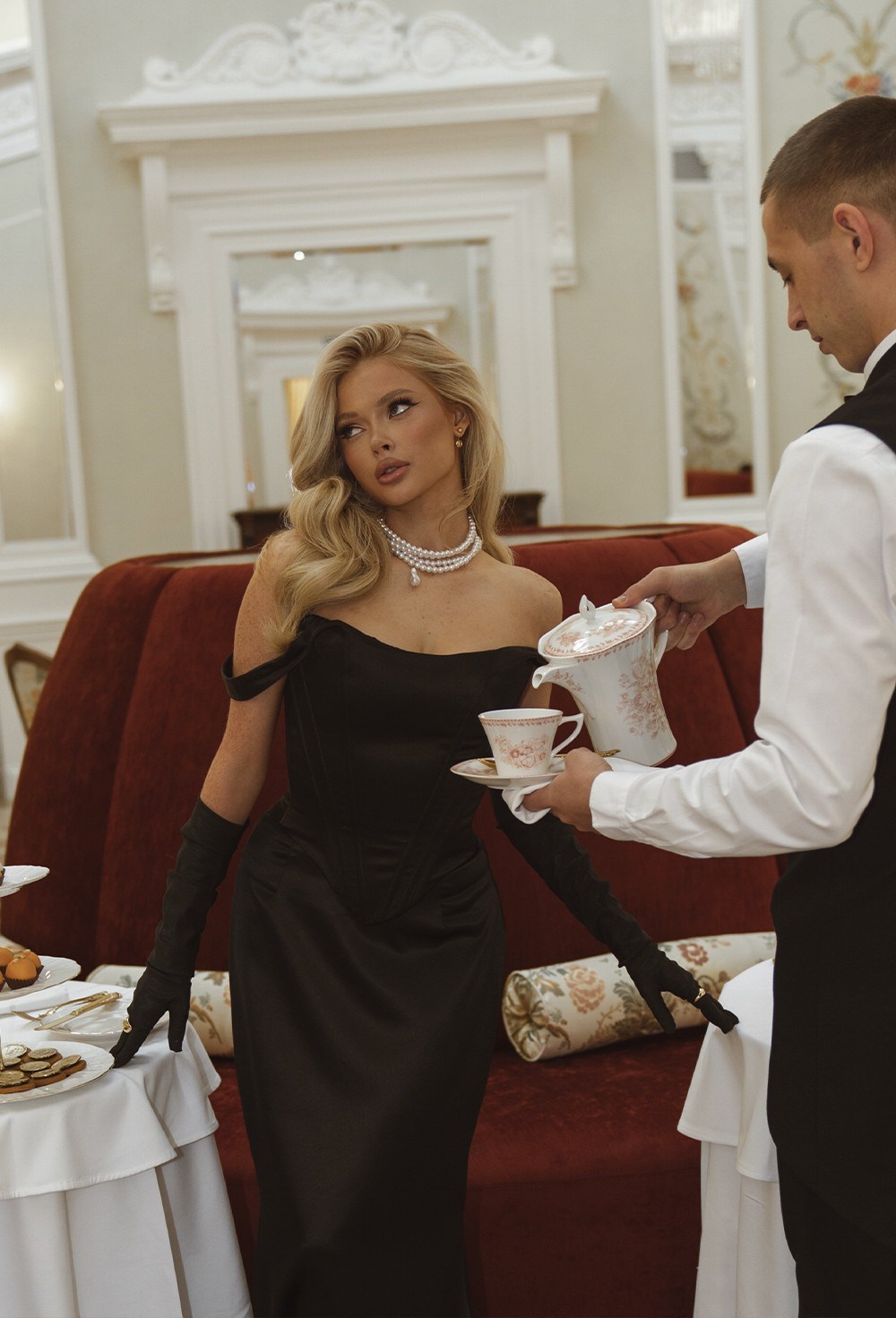 Юбка-рыбка Ariela в макси длине - фото 92215