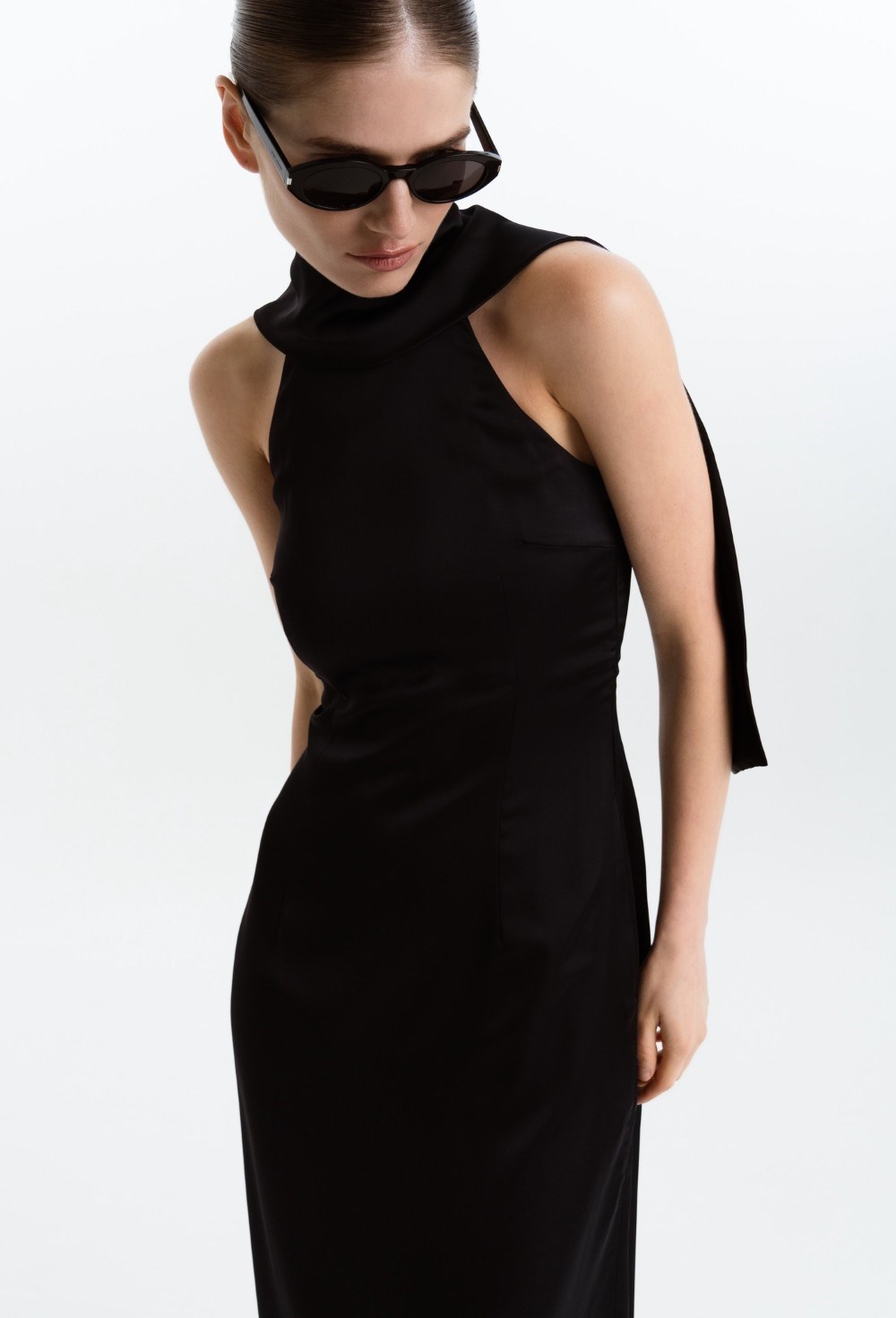 Шелковое платье «Meet his parents» - фото 92221