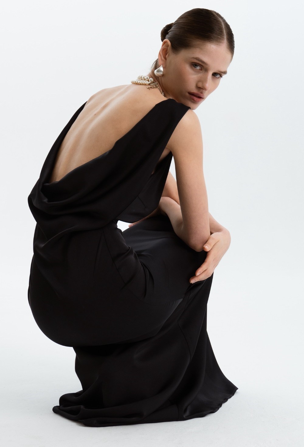 Платье с открытой спиной «Take me off» - фото 92257