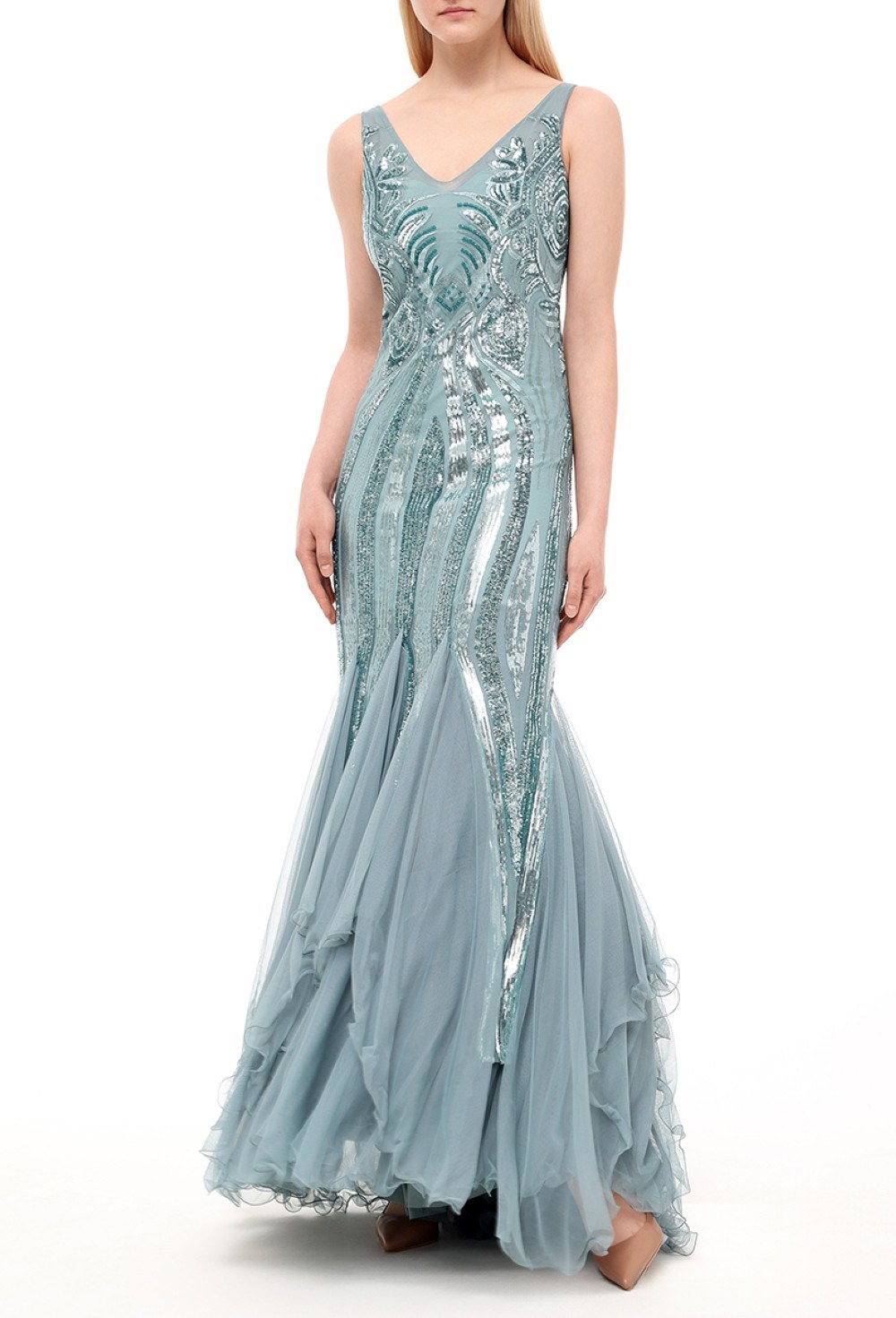 Платье с пайетками - фото 92421