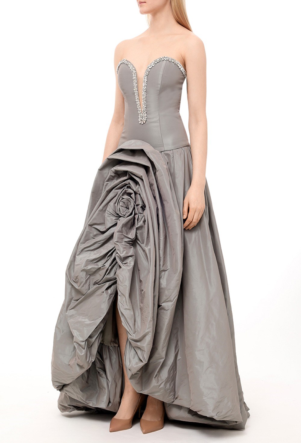 Платье однотонное - фото 92432