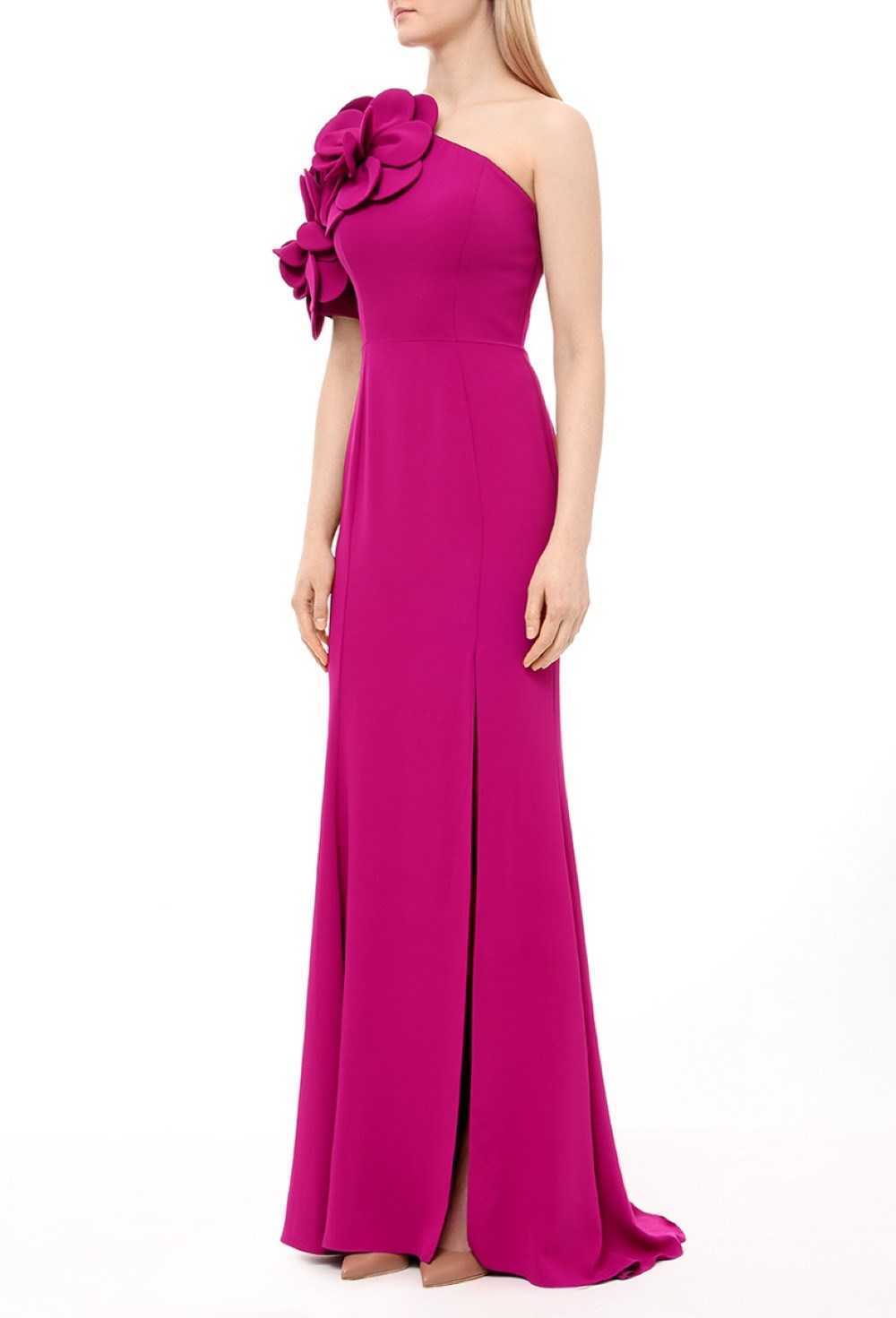 Платье однотонное - фото 92508