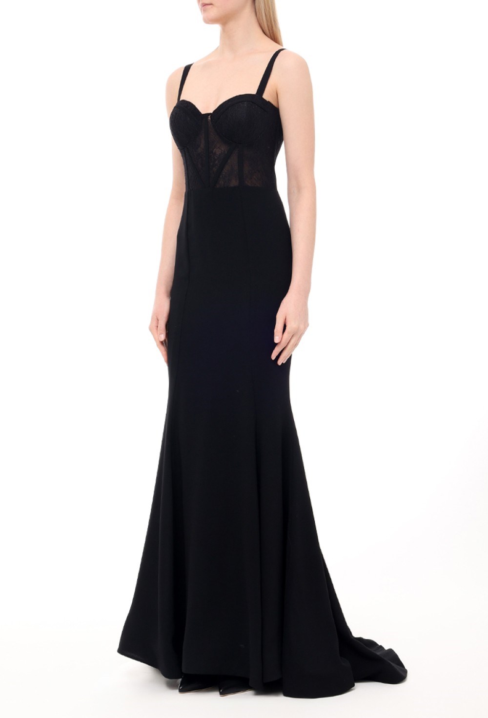 Платье однотонное - фото 92514