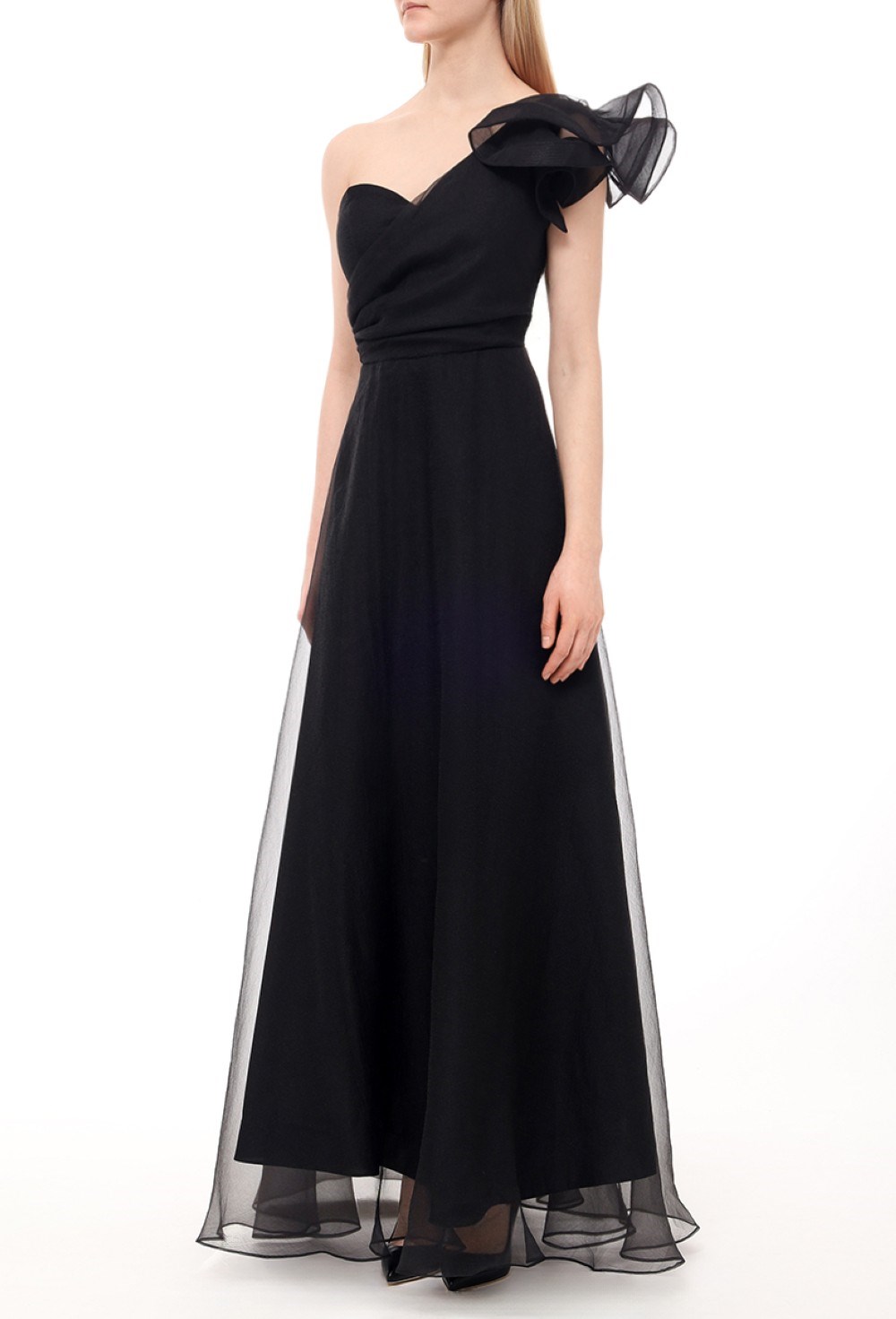 Платье однотонное - фото 92567