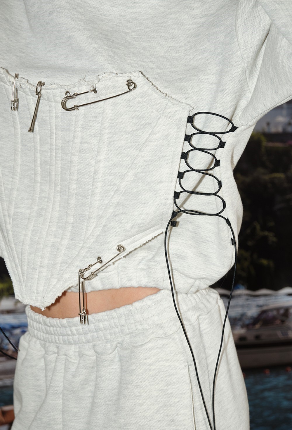 Свитшот с корсетом - фото 92660