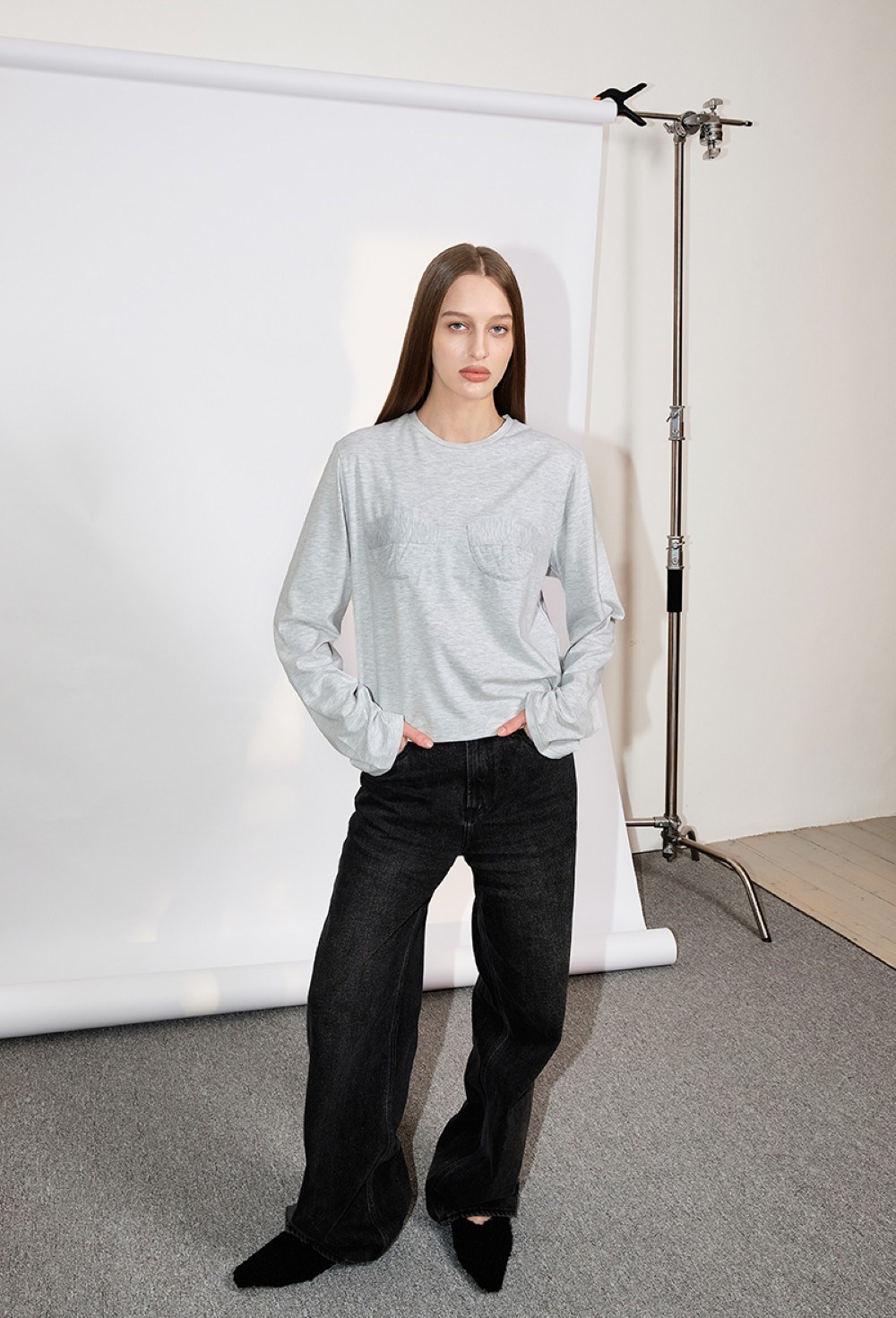 Лонгслив оригами - фото 92760