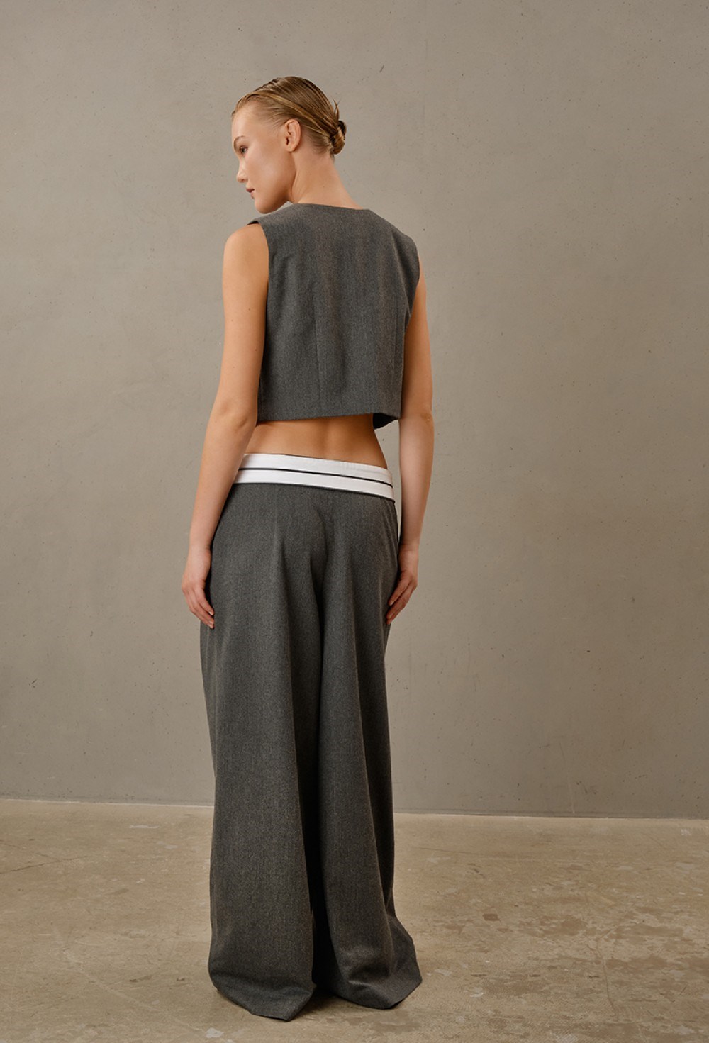 Брюки с корсажной лентой - фото 92810