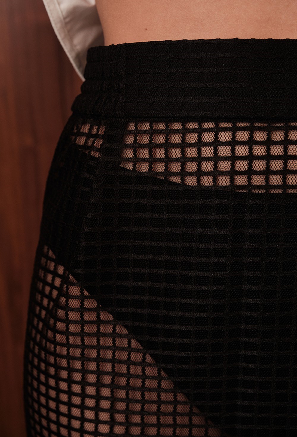 Юбка макси с подвязками - фото 92873