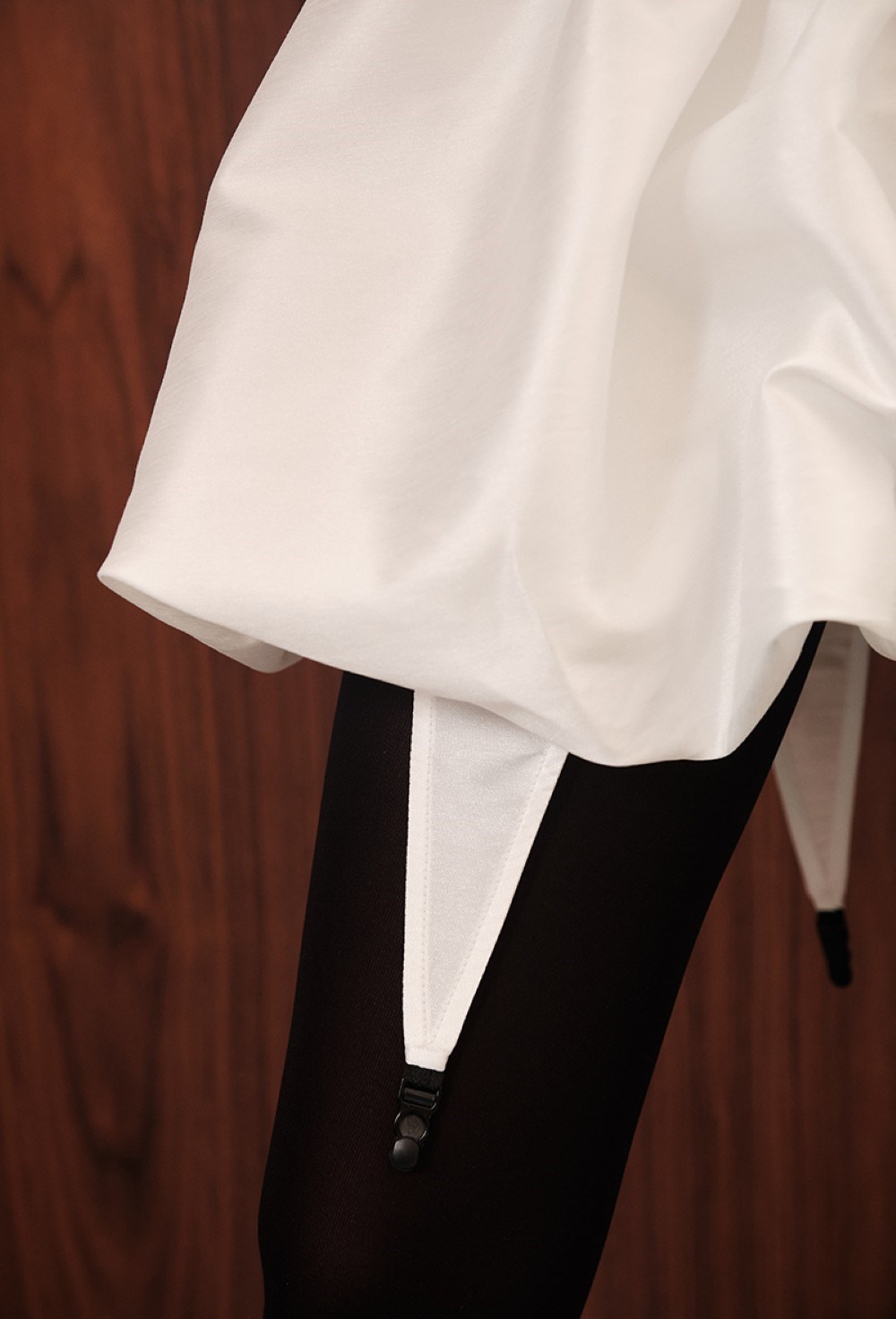 Юбка-баллон с подвязками мини - фото 92882