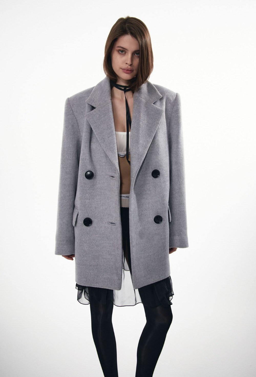 укороченное пальто RUSSE - фото 93376