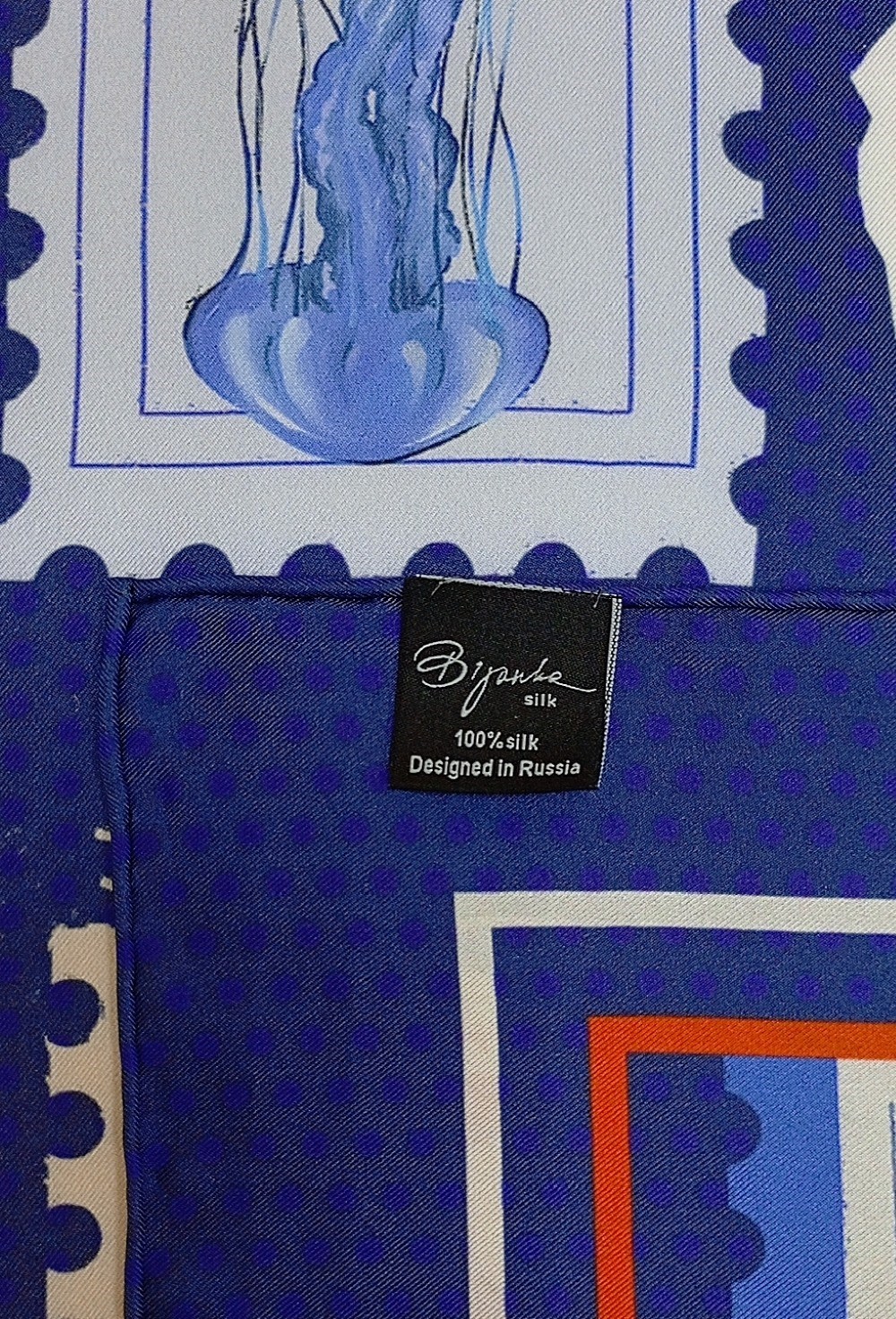 Платок каре «Письма с Капри» - фото 93514