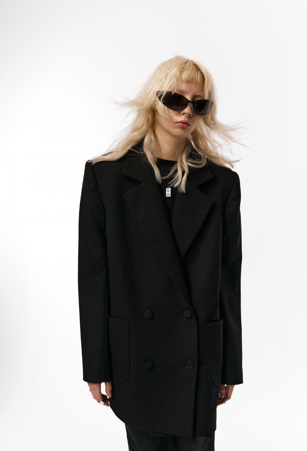 удлинённый жакет - фото 94228