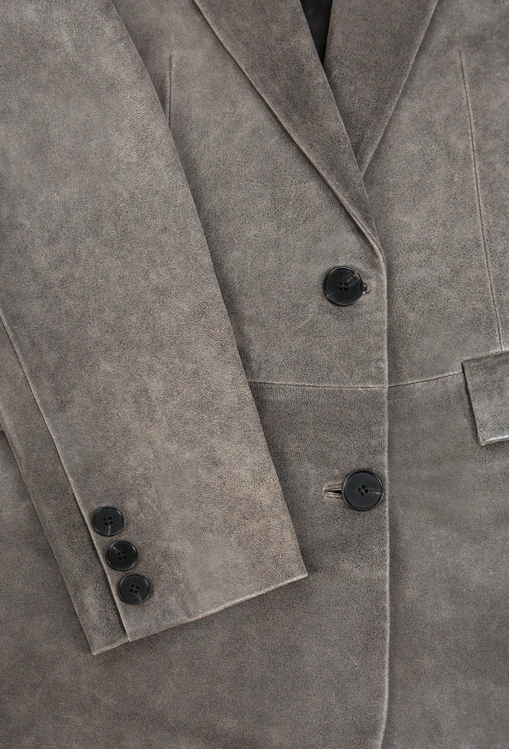 Пиджак из кожи канзас - фото 94430