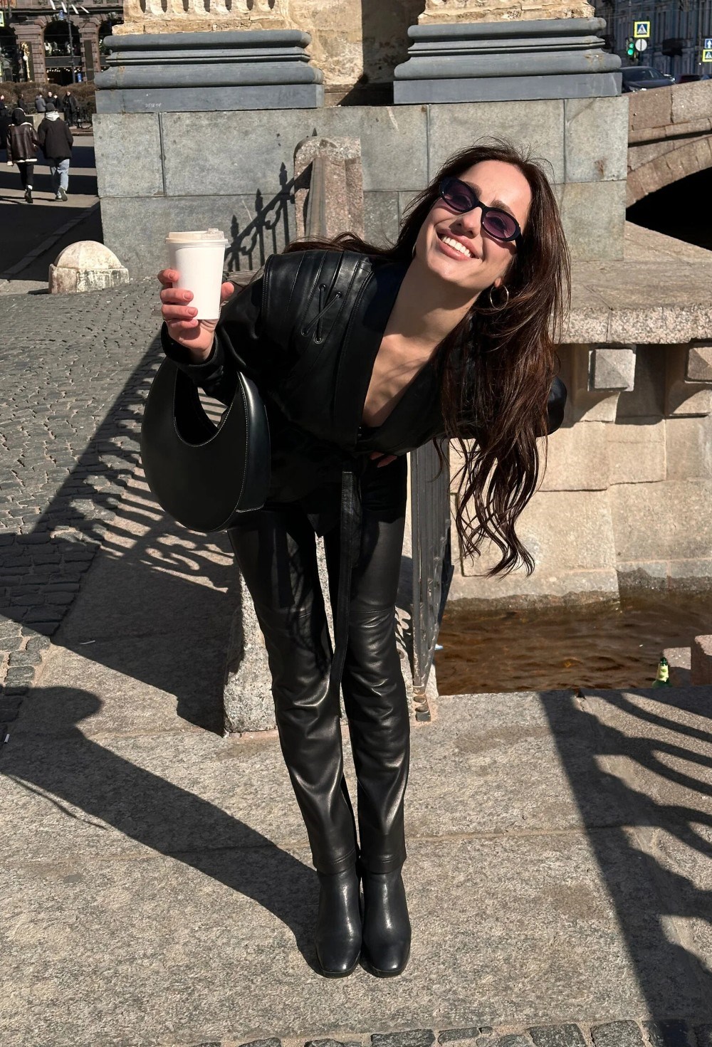 Брюки кожаные - фото 94493