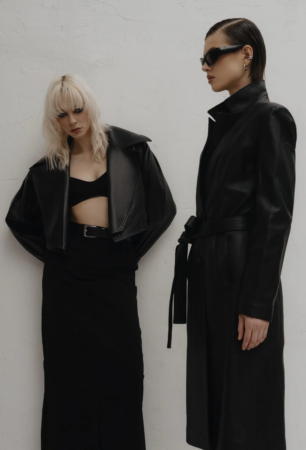 Плащ кожаный - фото 94556