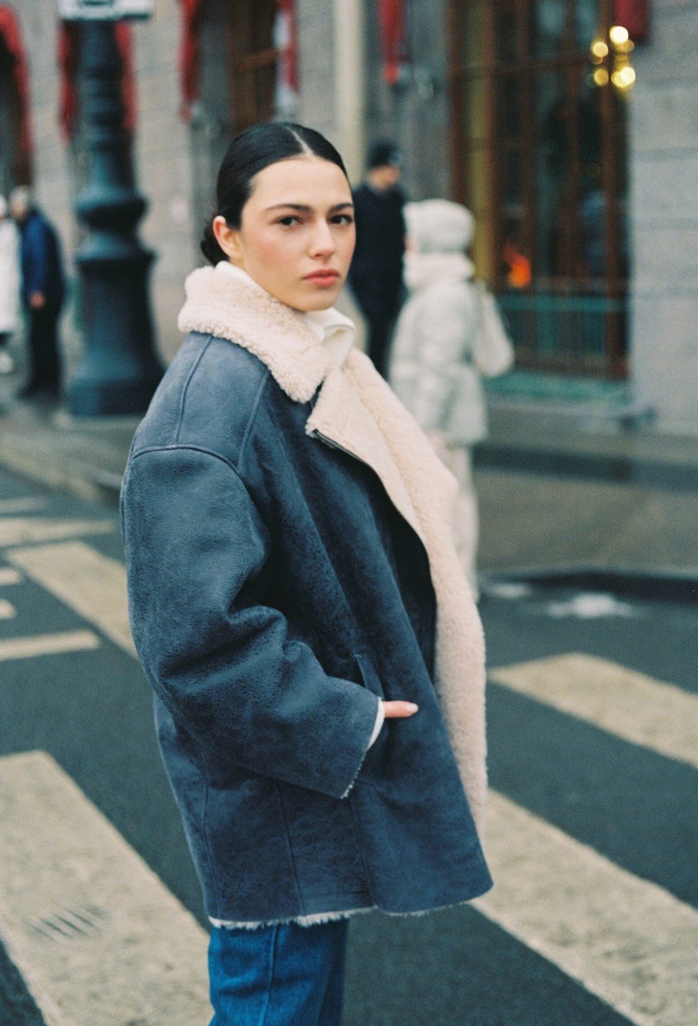 Дубленка-косуха - фото 94615