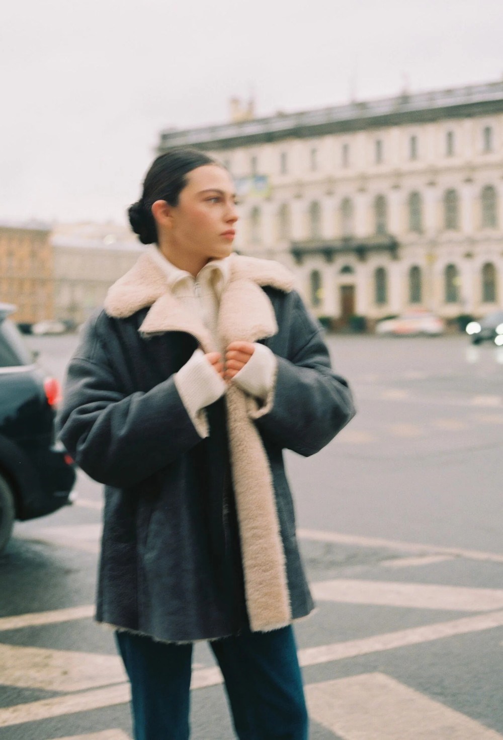 Дубленка-косуха - фото 94616