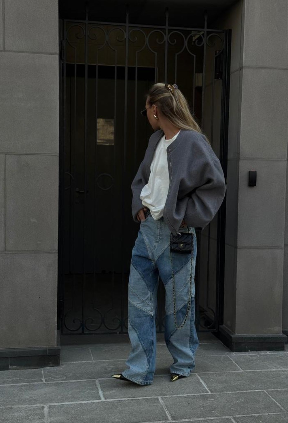 Бомбер ROSIE из шерсти Zegna - фото 96077