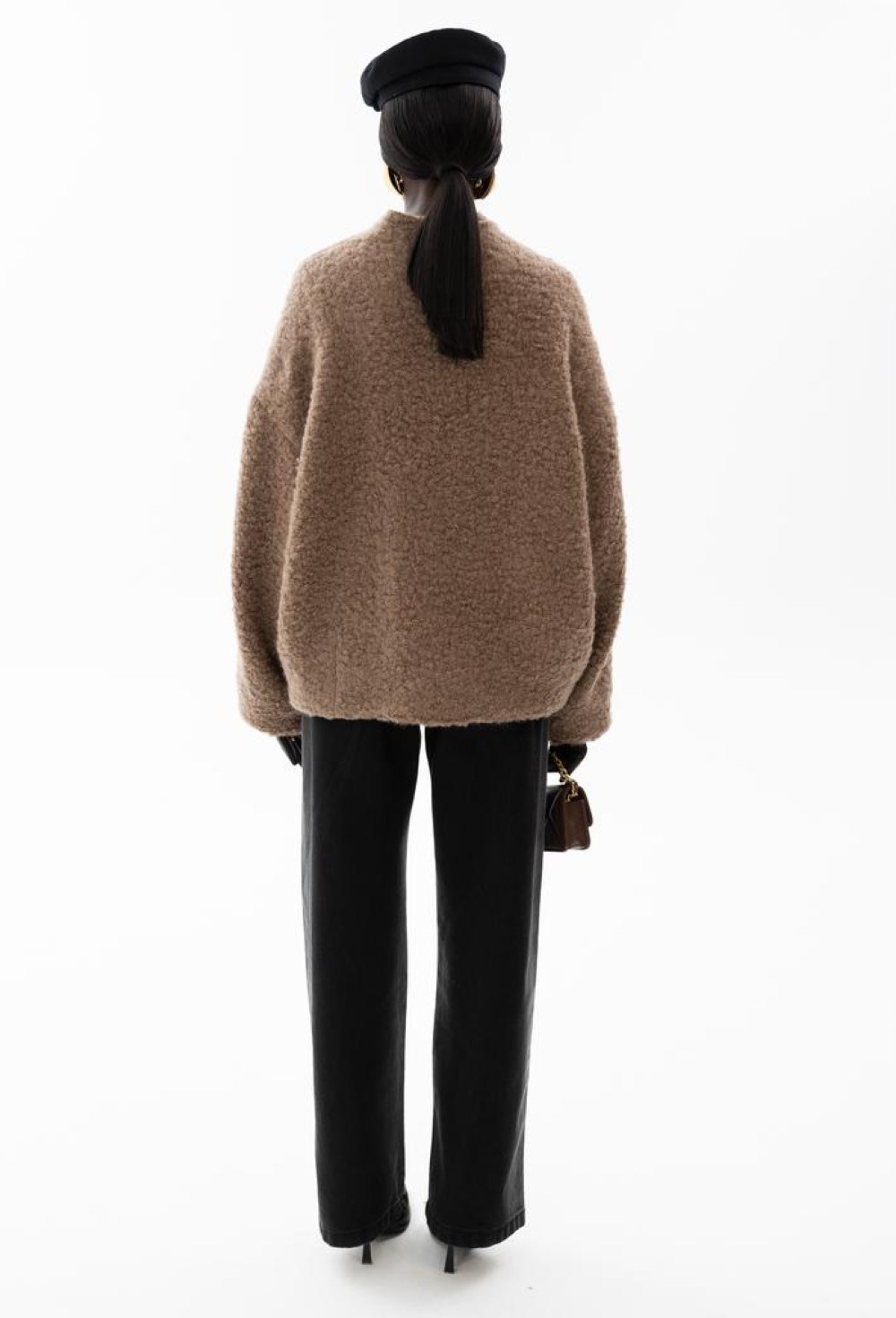 Бомбер ROSIE из шерсти букле - фото 96104