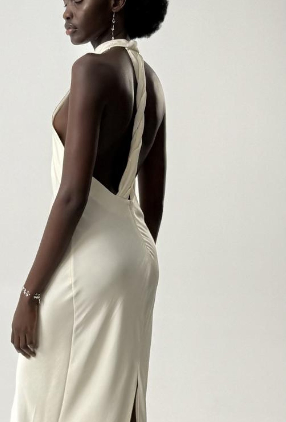 Платье с перекрутом на спине ETRETTE - фото 96130