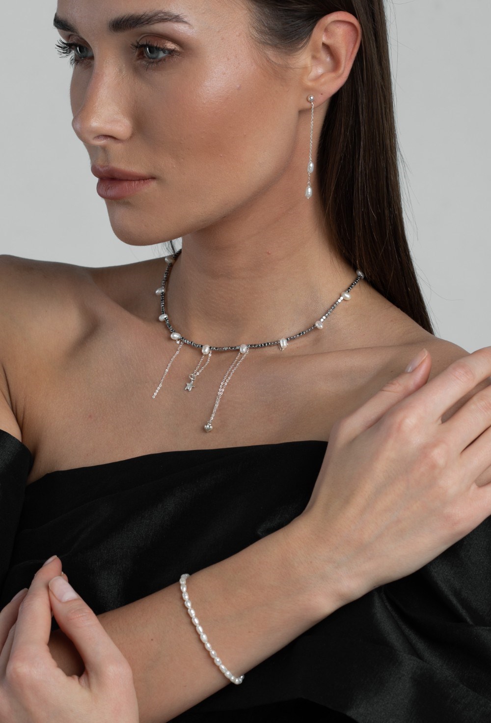 Колье Звездопад - фото 96294