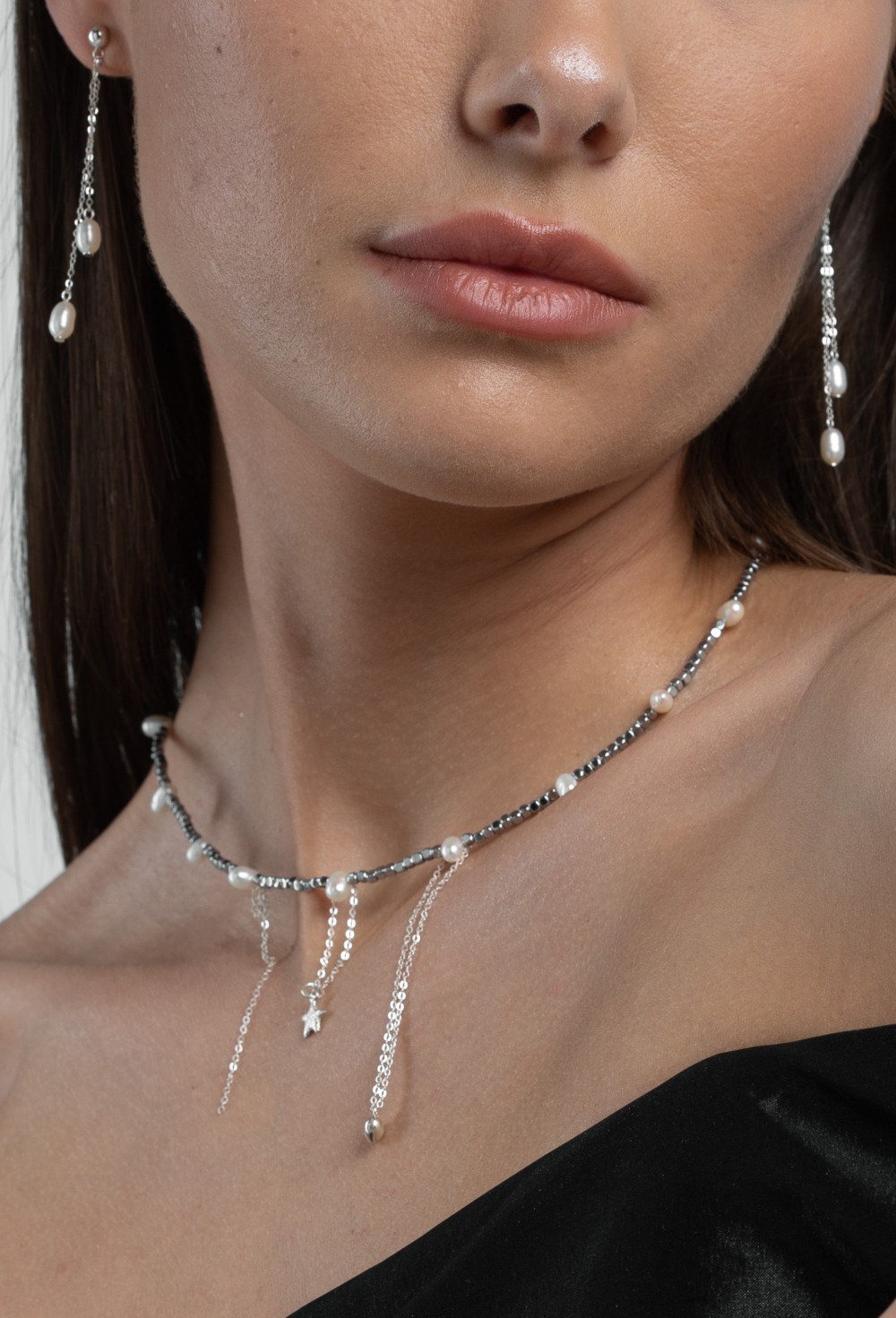 Колье Звездопад - фото 96295