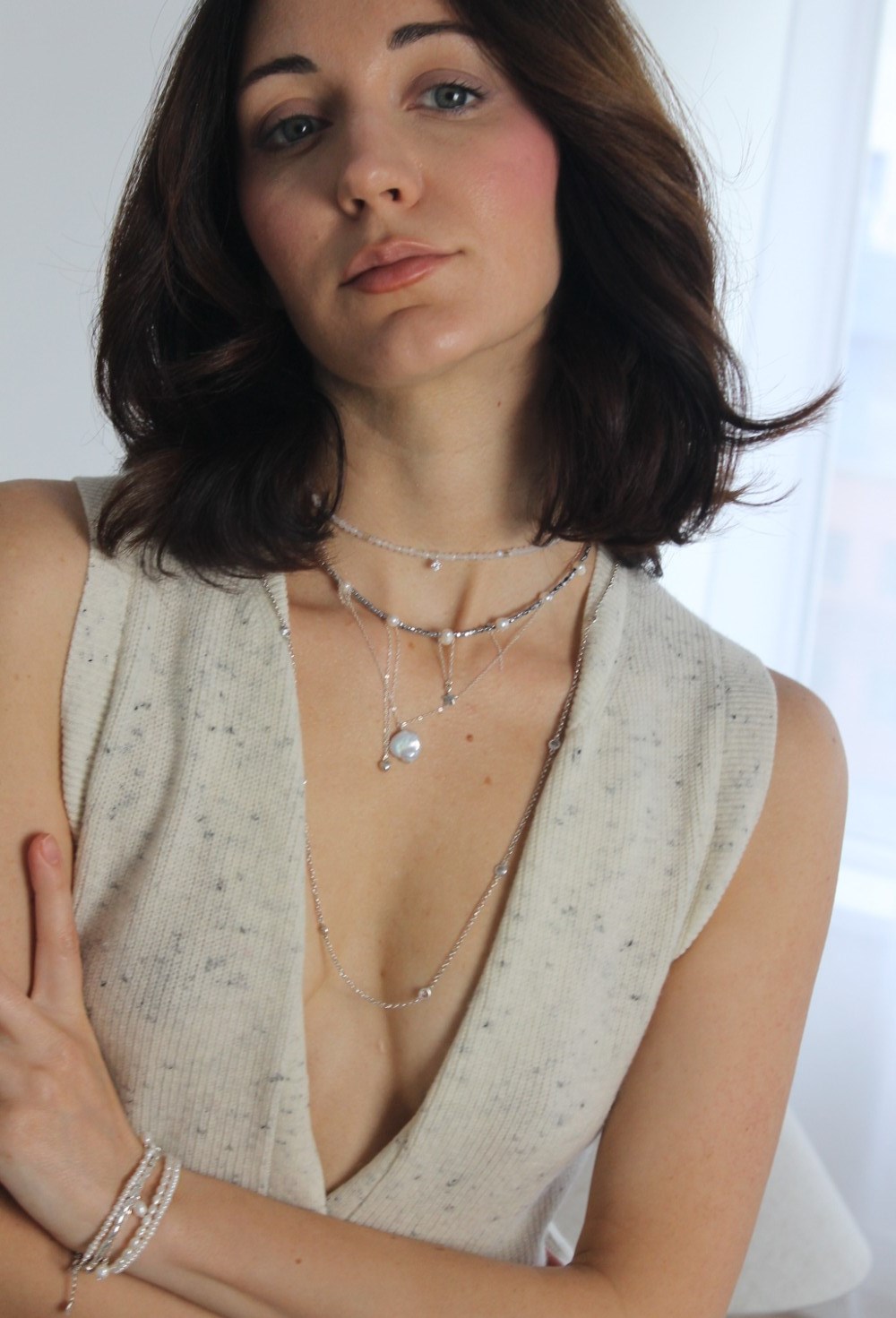 Колье Звездопад - фото 96297