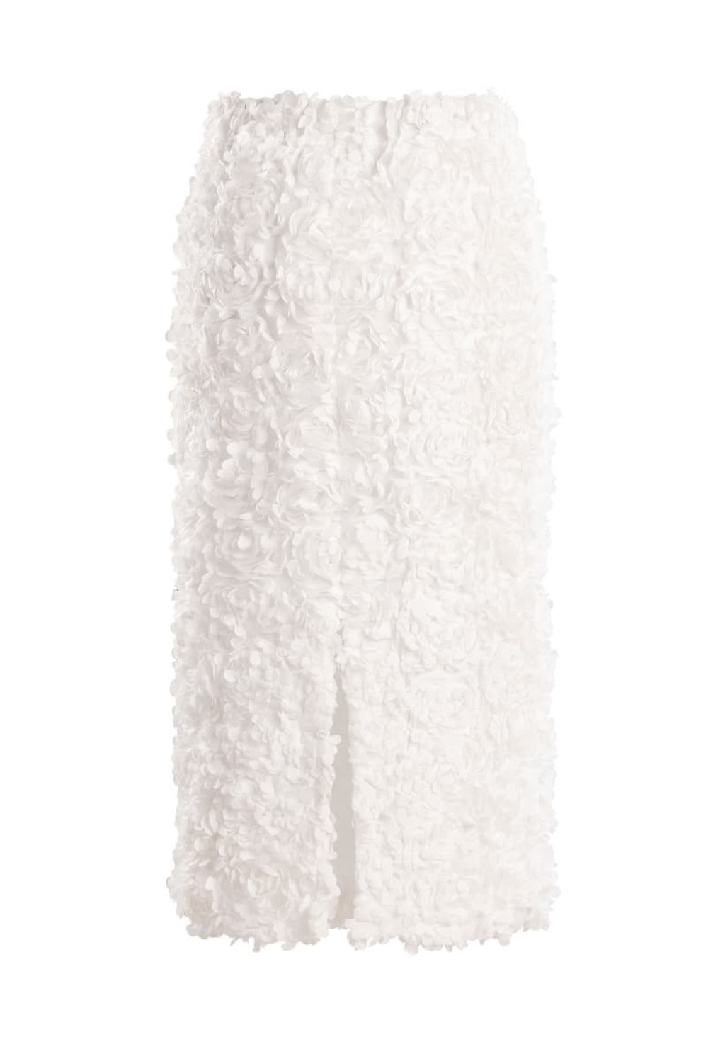 Юбка с цветами миди - фото 96455