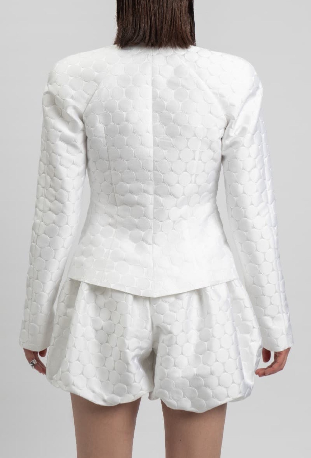 Жакет жаккард кружочки - фото 96498