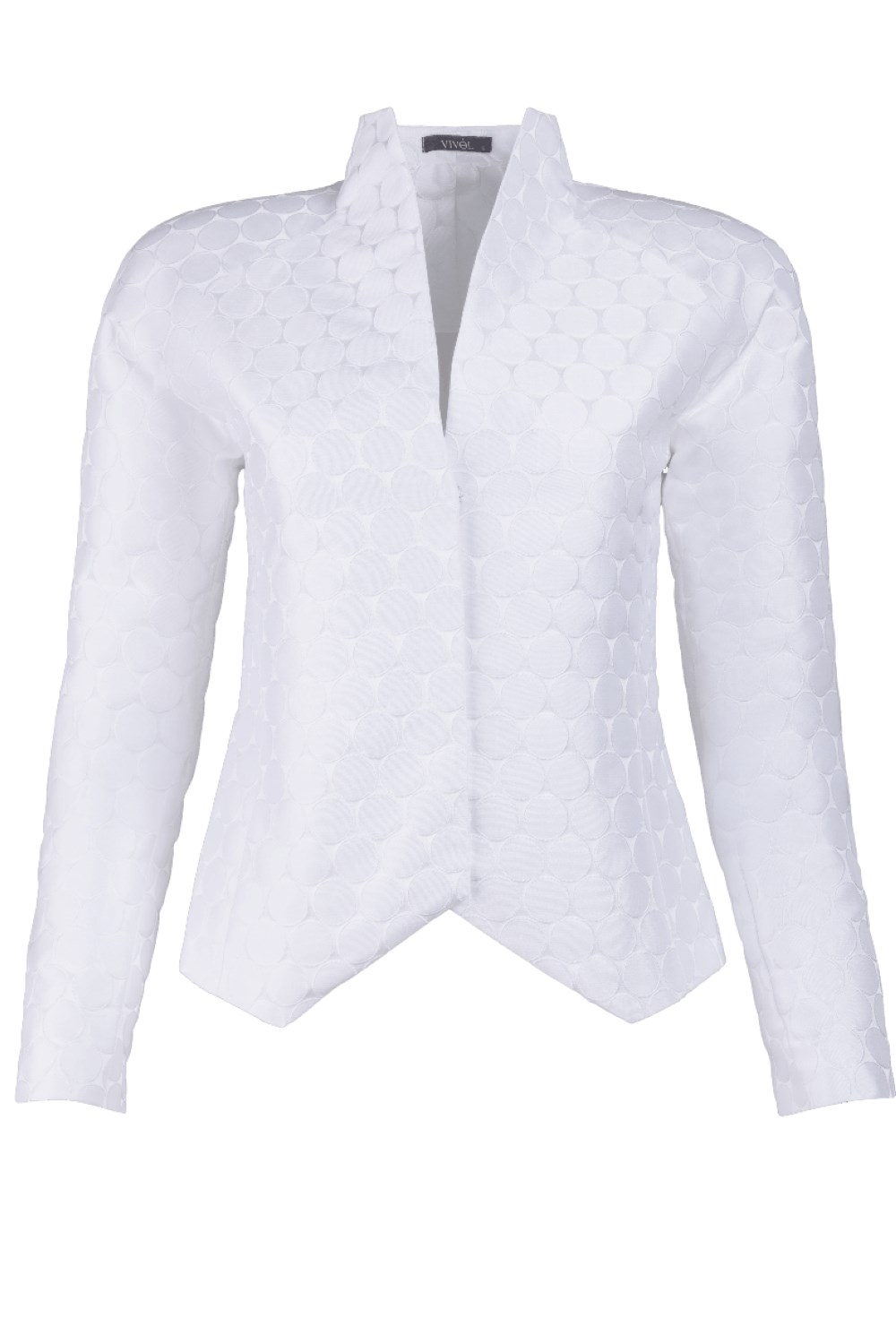 Жакет жаккард кружочки - фото 96499