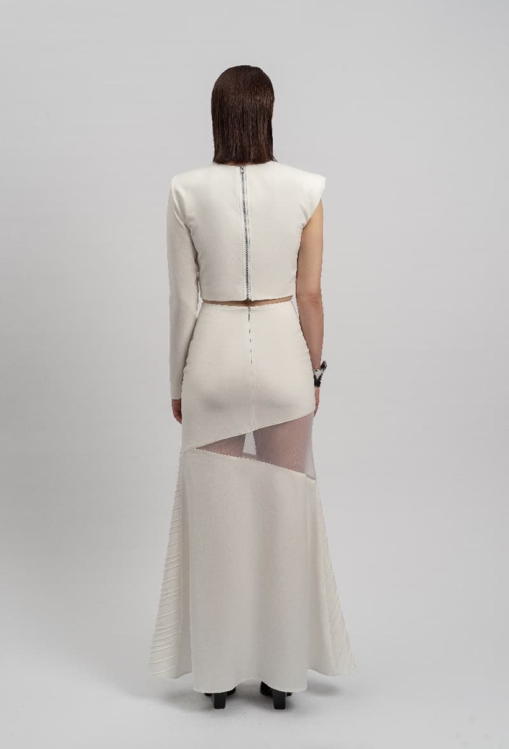 Топ с одним рукавом - фото 96535