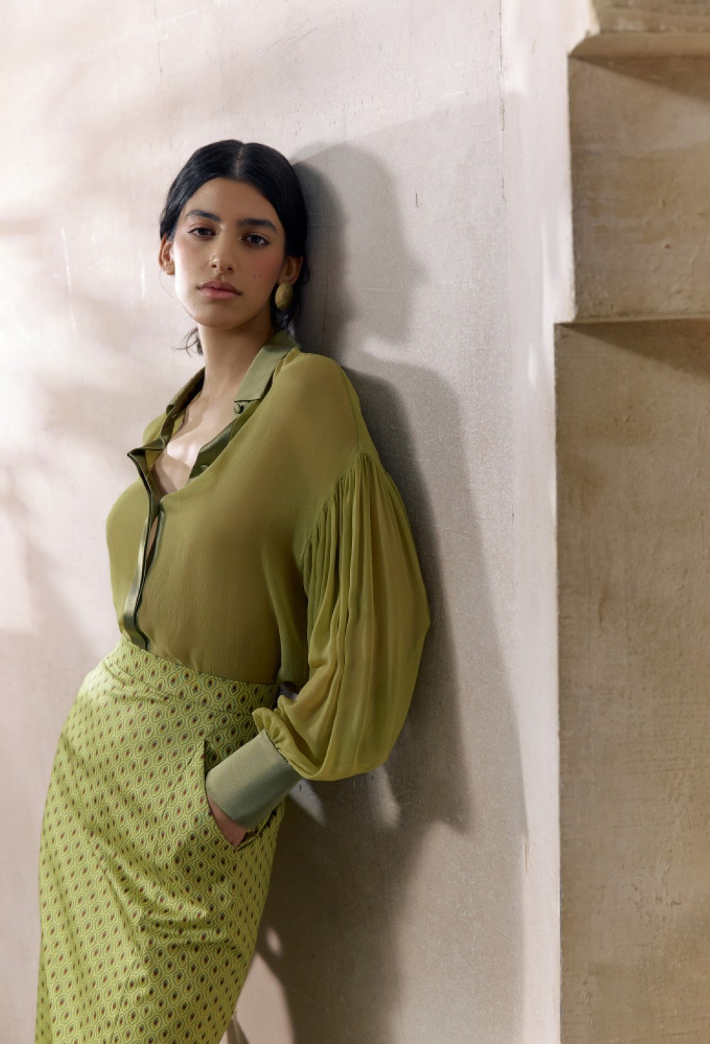 Блуза из шифона - фото 96541