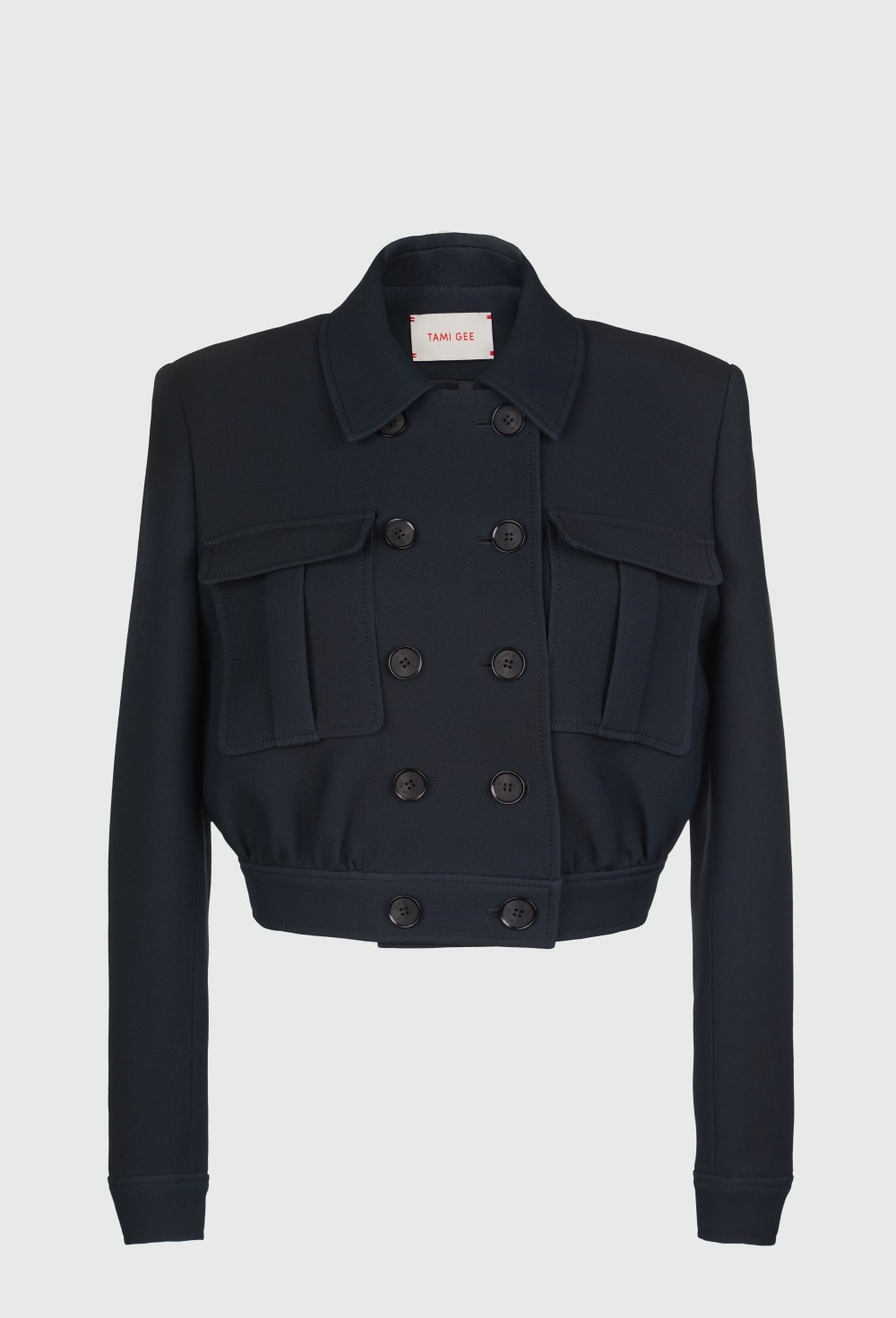 Жакет с накладными карманами - фото 96572