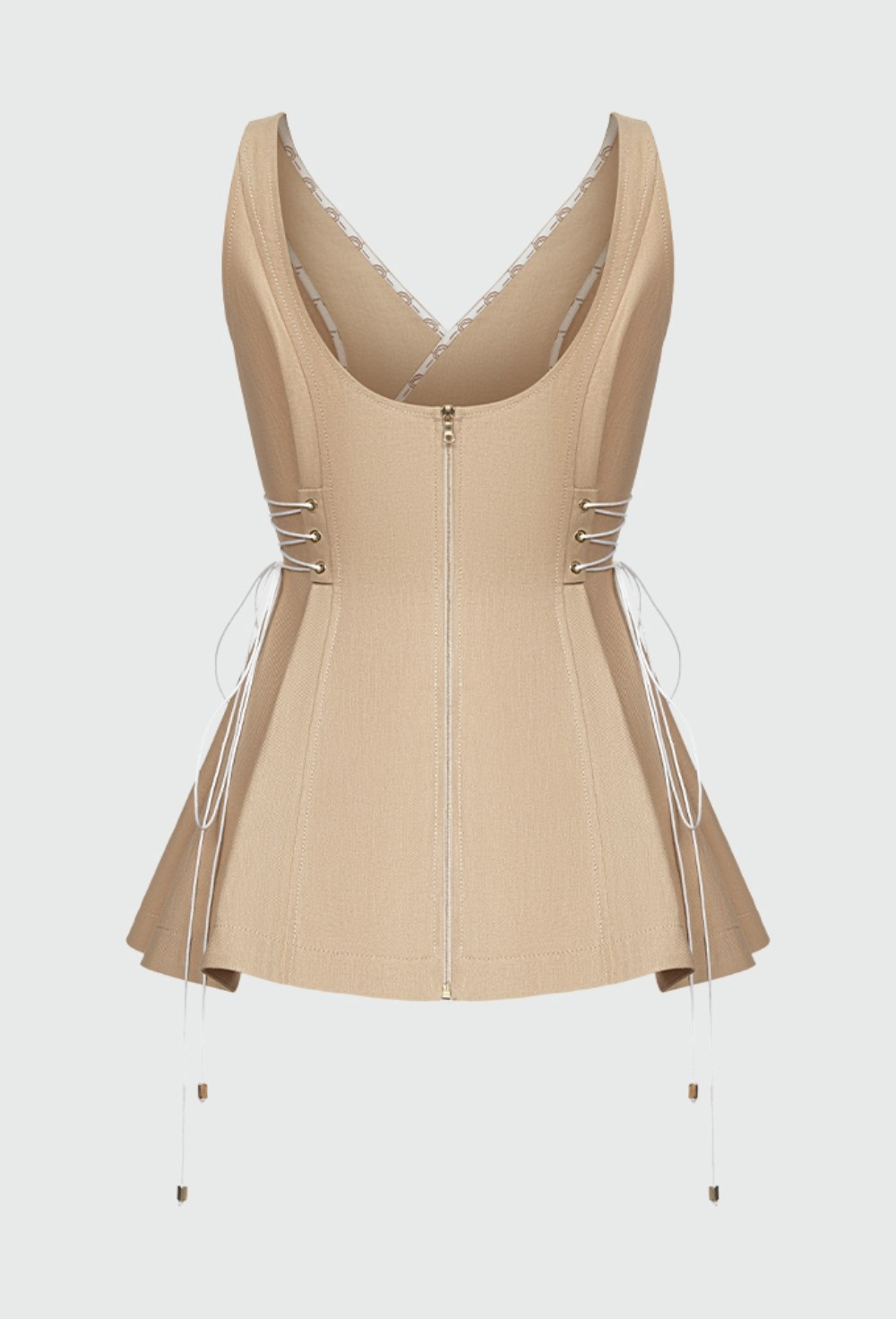 Топ с декоративной шнуровкой - фото 96664