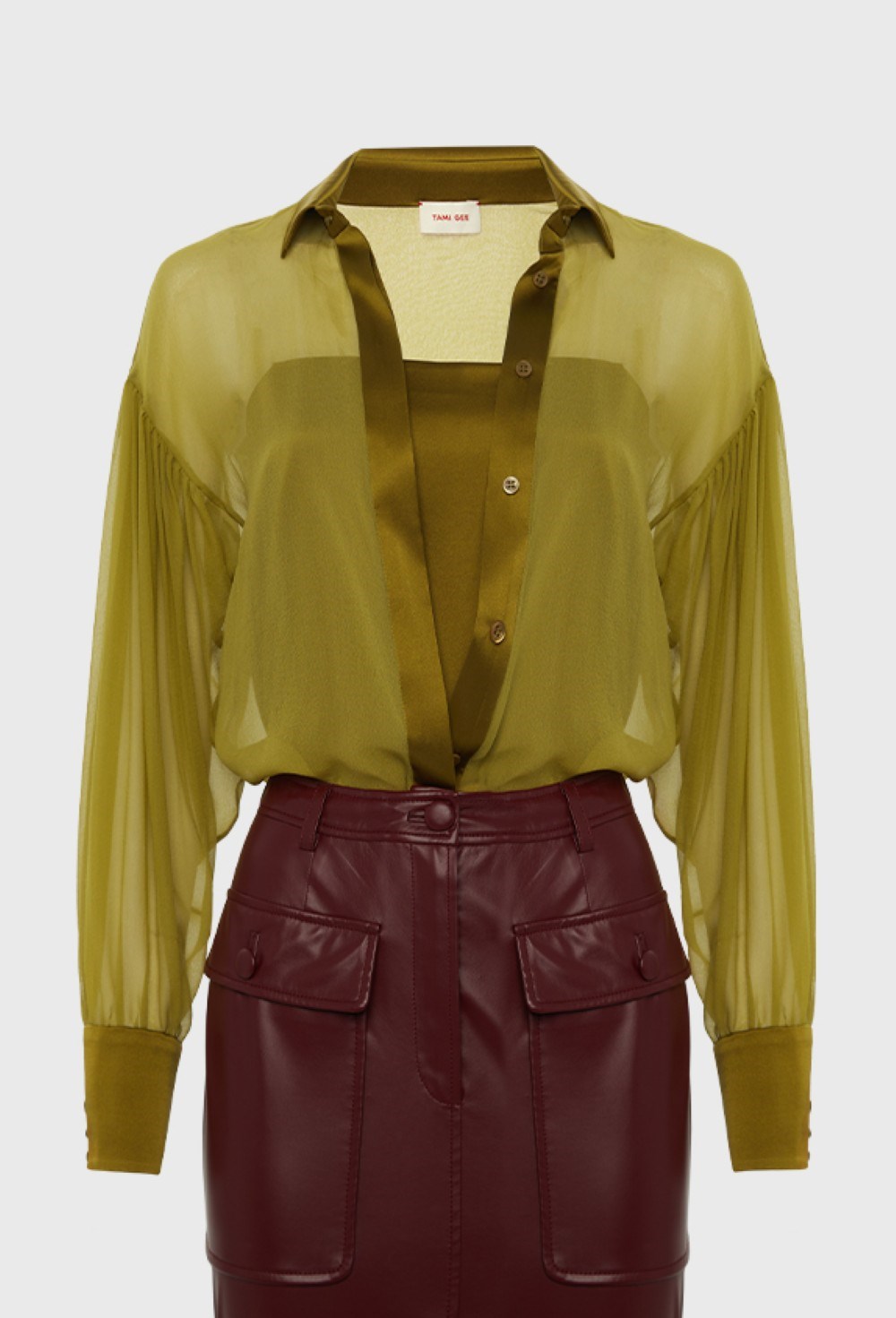 Топ из шёлка - фото 96687