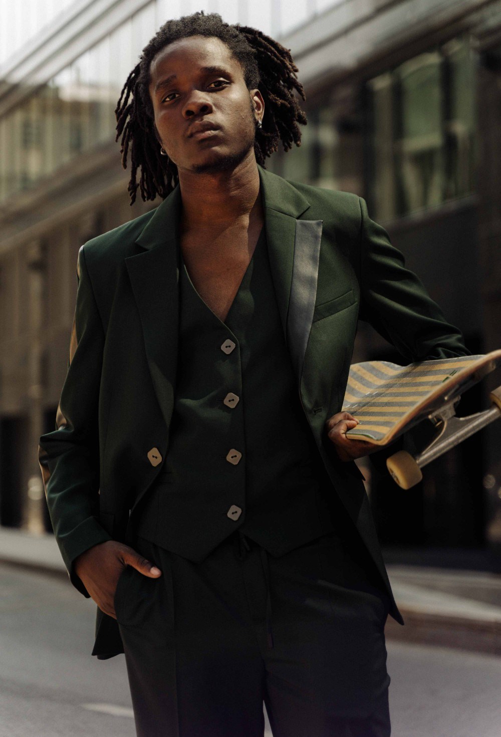 Пиджак The Way Green Print - фото 96891