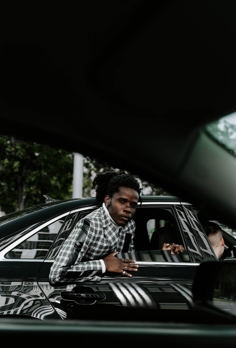 Пиджак The Way Green Cell Print - фото 96932