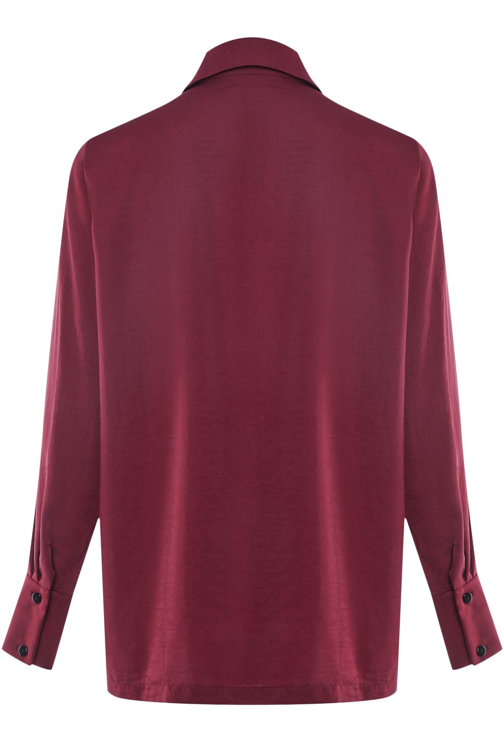 Рубашка из вискозы бургунди - фото 97263