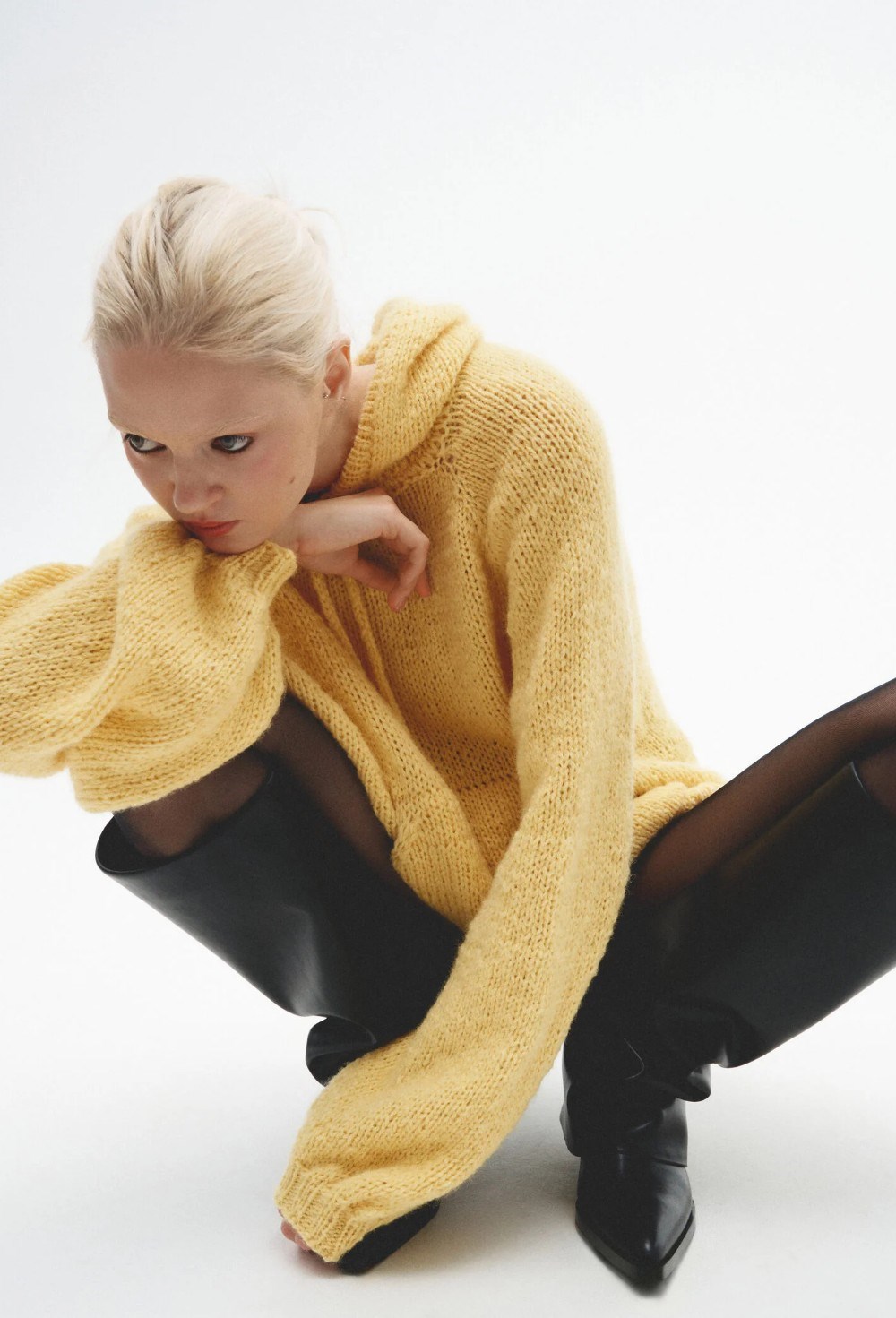 Худи "Morning benedict" ручной вязки - фото 97313