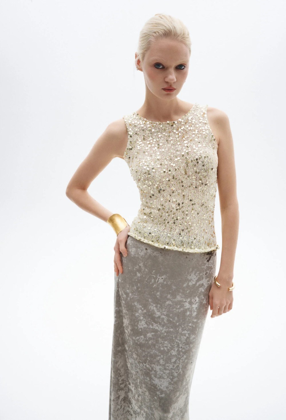 Топ "Sequin luna" - фото 97390