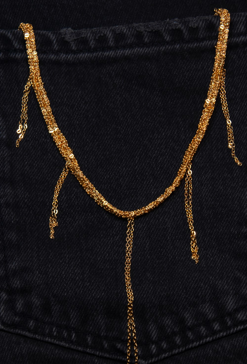 Плетенное колье - фото 97742