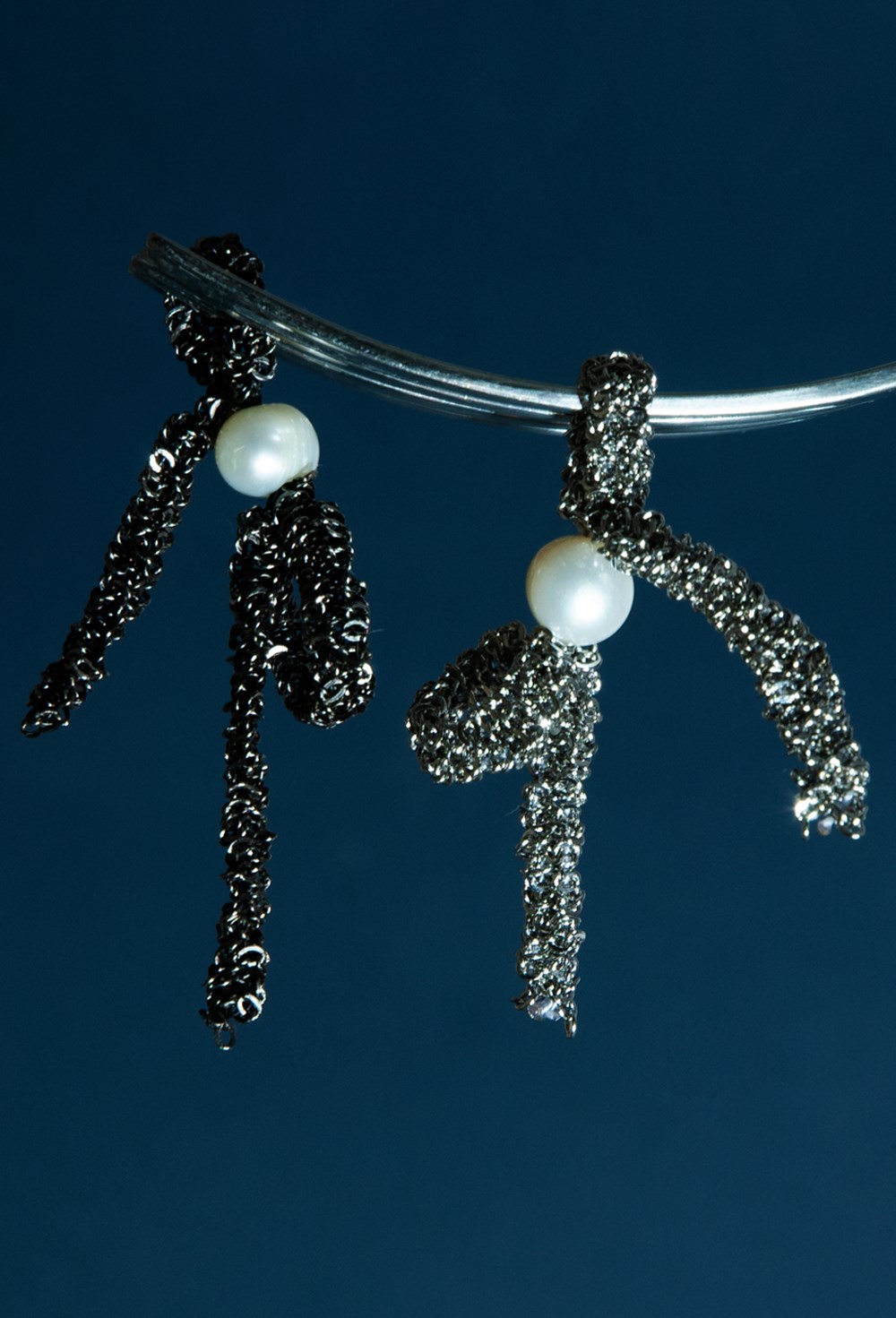 Серьги "Бантики" - фото 97752