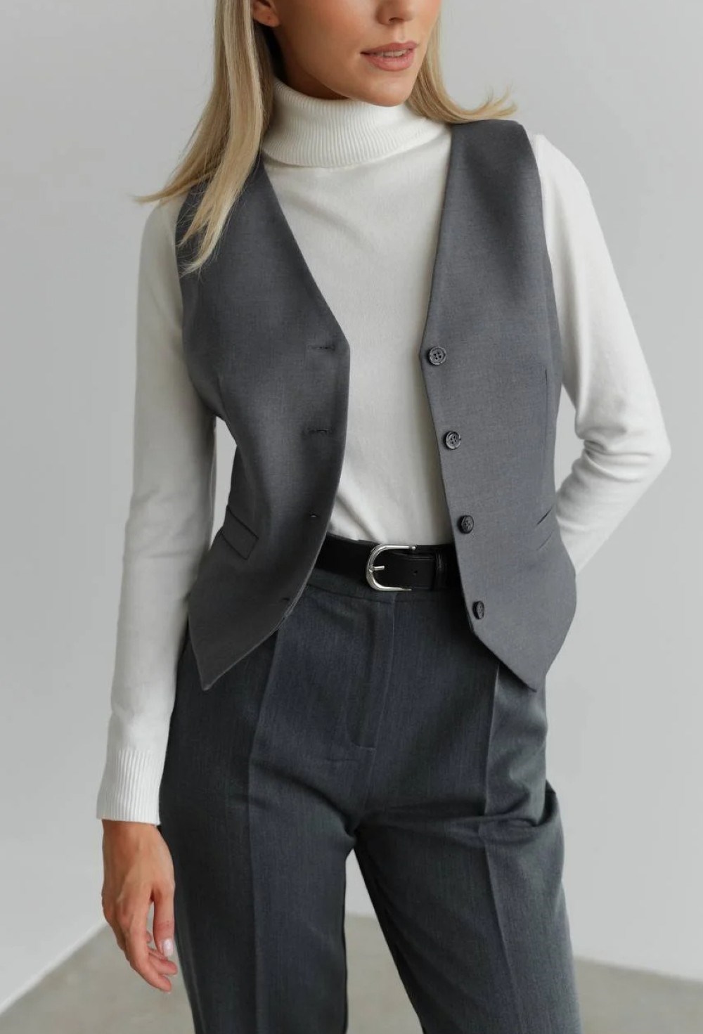 Трикотажный бадлон в цвете - фото 98058