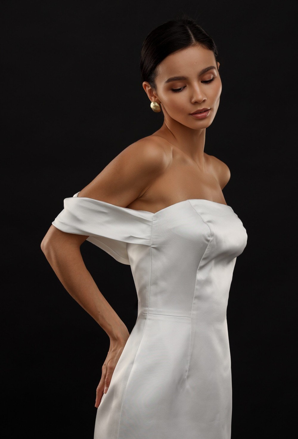 Платье Mila с рукавами-крылышками - фото 98125