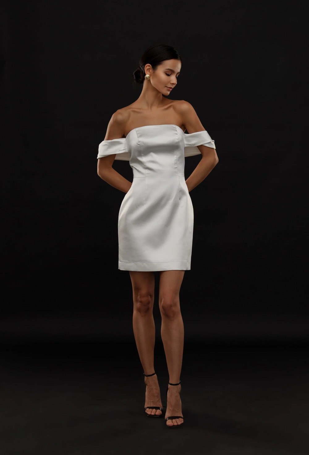 Платье Mila с рукавами-крылышками - фото 98126